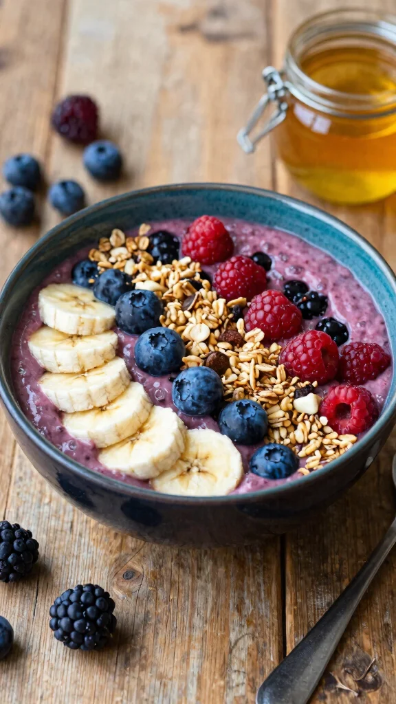 17 Sugar-Free Desserts That Satisfy Your Sweet Tooth Without the Sugar Spikes! - 6. Berry Smoothie Bowl 1