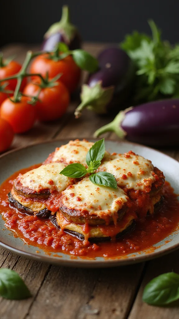 18 Easy Diabetes Dinner Recipes That Taste Too Good to Be True! - 13. Eggplant Parmesan 1