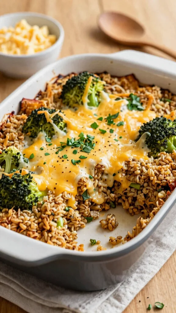 18 Easy Diabetes Dinner Recipes That Taste Too Good to Be True! - 15. Broccoli and Cheese Quinoa Bake 1