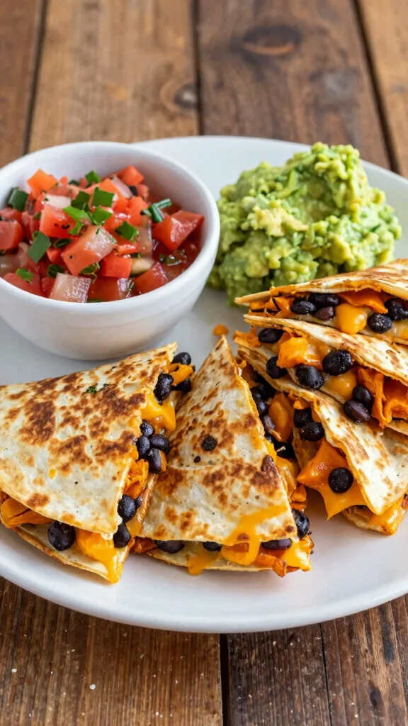 20 Delicious Diabetic Recipes That Prove Healthy Can Be Yummy Too! - 13. Sweet Potato and Black Bean Quesadillas 1
