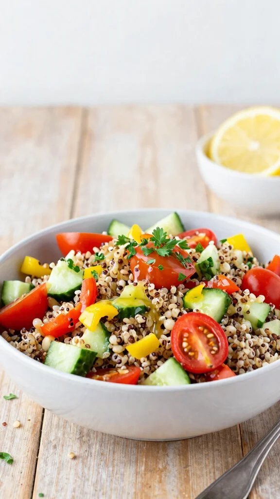 20 Delicious Diabetic Recipes That Prove Healthy Can Be Yummy Too! - 5. Quinoa Salad with Veggies 1