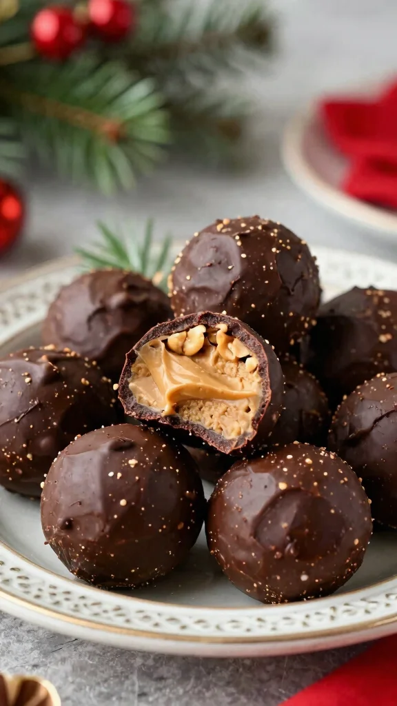 20 Scrumptious Low-Carb Seasonal Holiday Desserts Your Family Will Love (You’ll Be Shocked by #11!) - 13. Chocolate Peanut Butter Fat Bombs 1