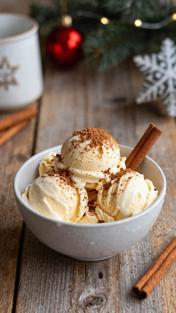 20 Scrumptious Low-Carb Seasonal Holiday Desserts Your Family Will Love (You’ll Be Shocked by #11!) - 18. Maple Cinnamon Ice Cream 1