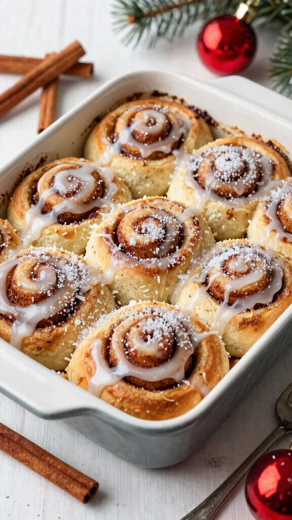 20 Scrumptious Low-Carb Seasonal Holiday Desserts Your Family Will Love (You’ll Be Shocked by #11!) - 20. Cinnamon Roll Casserole 1