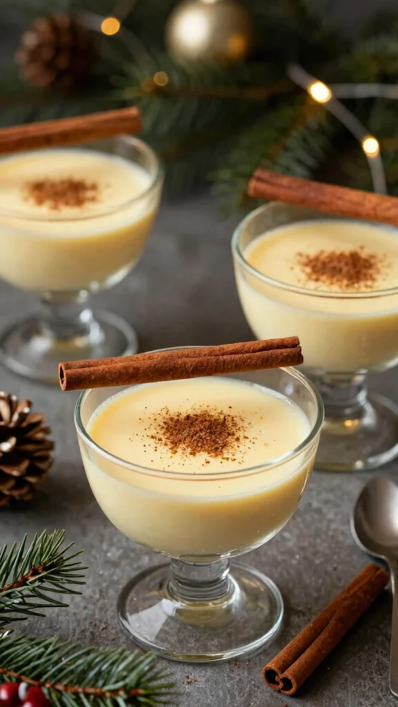 20 Scrumptious Low-Carb Seasonal Holiday Desserts Your Family Will Love (You’ll Be Shocked by #11!) - 6. Eggnog Panna Cotta 1