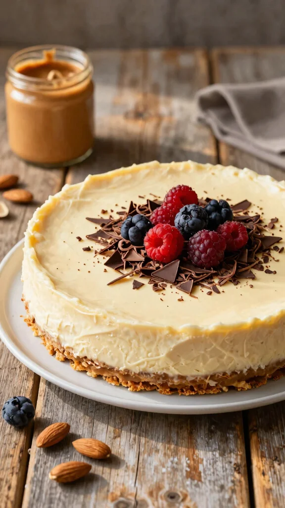 20 Sugar-Free Desserts That Are Low Carb & Irresistibly Delicious (Don't Miss #11!) - 10. No-Bake Peanut Butter Cheesecake 1