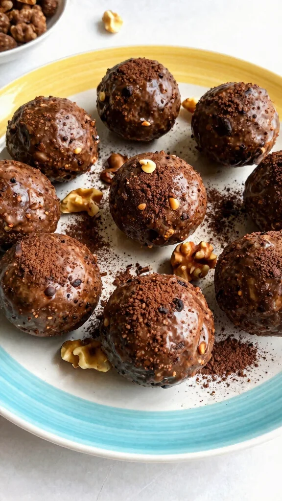 20 Sugar-Free Desserts That Are Low Carb & Irresistibly Delicious (Don't Miss #11!) - 11. Chocolate Peanut Butter Protein Balls 1