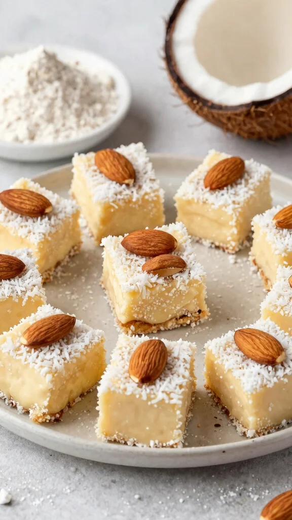 20 Sugar-Free Desserts That Are Low Carb & Irresistibly Delicious (Don't Miss #11!) - 14. Vanilla Almond Joy Bites 1