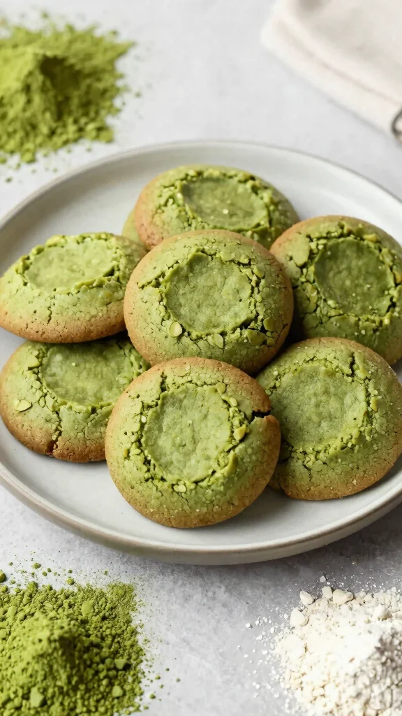 20 Sugar-Free Desserts That Are Low Carb & Irresistibly Delicious (Don't Miss #11!) - 17. Matcha Green Tea Cookies 1