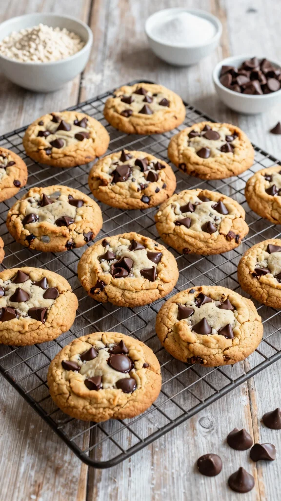 20 Sugar-Free Desserts That Are Low Carb & Irresistibly Delicious (Don't Miss #11!) - 2. Almond Flour Chocolate Chip Cookies 1