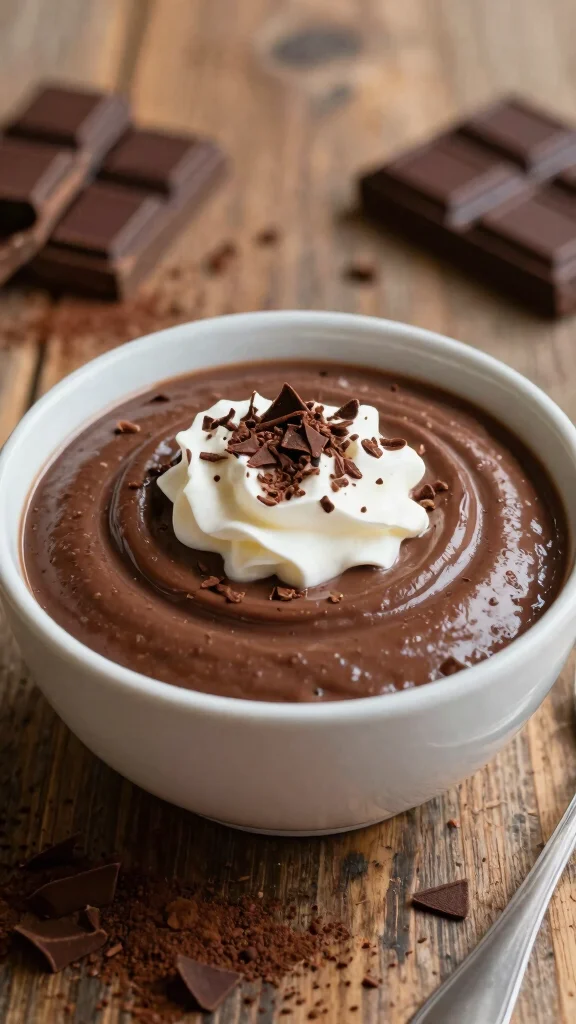 20 Sugar-Free Desserts That Are Low Carb & Irresistibly Delicious (Don't Miss #11!) - 20. Creamy Chocolate Pudding 1