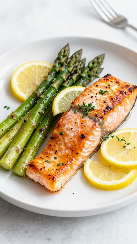 21 Delicious Healthy Recipes for Diabetics That Will Save You Hours! - 10. Baked Salmon with Asparagus 1