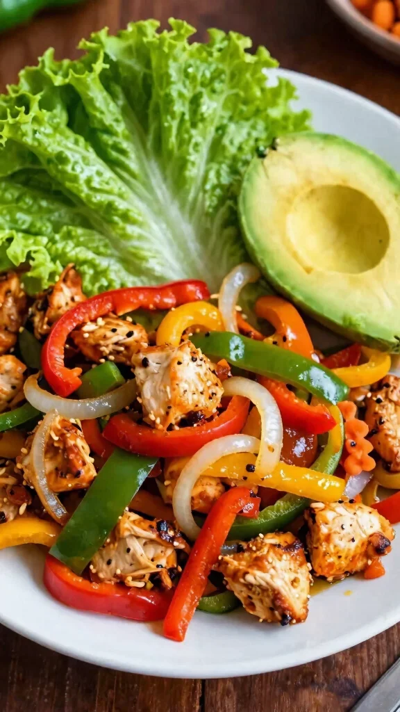25 Quick and Easy Diabetes Dinner Recipes That Are Perfect for Busy Nights! - 11. Healthy Chicken Fajitas 1