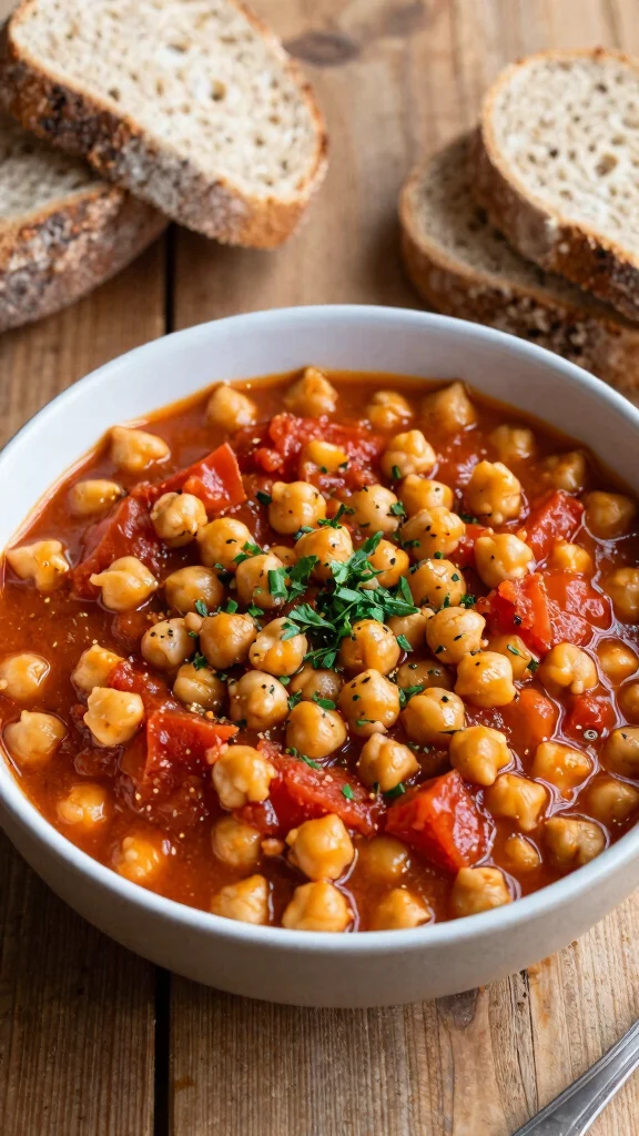 25 Quick and Easy Diabetes Dinner Recipes That Are Perfect for Busy Nights! - 12. Mediterranean Chickpea Stew 1