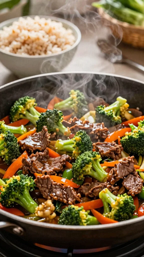 25 Quick and Easy Diabetes Dinner Recipes That Are Perfect for Busy Nights! - 6. Quick Stir-Fry Beef and Broccoli 1