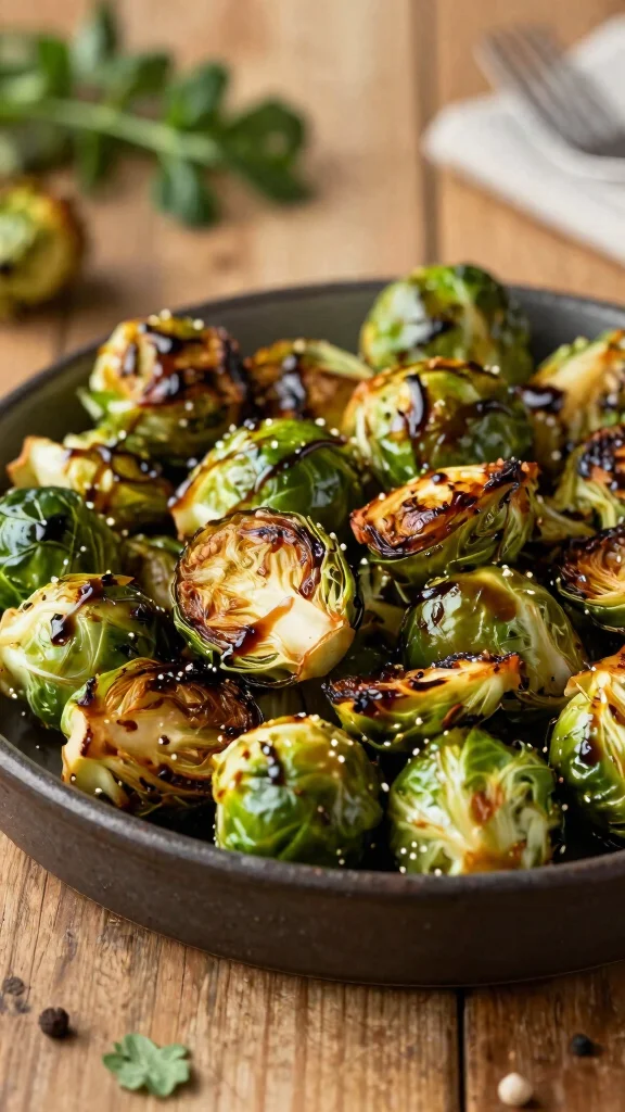29 Diabetes Dinner Recipes That Keep Blood Sugar Stable - 12. Balsamic Glazed Brussels Sprouts 1
