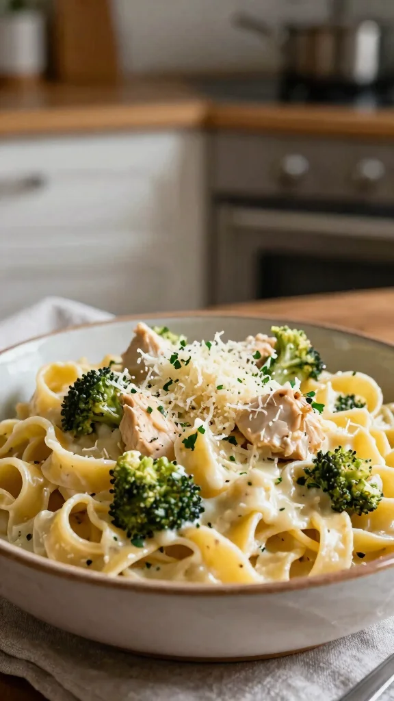 29 Diabetes Dinner Recipes That Keep Blood Sugar Stable - 20. Chicken and Broccoli Alfredo (Healthy Version) 1