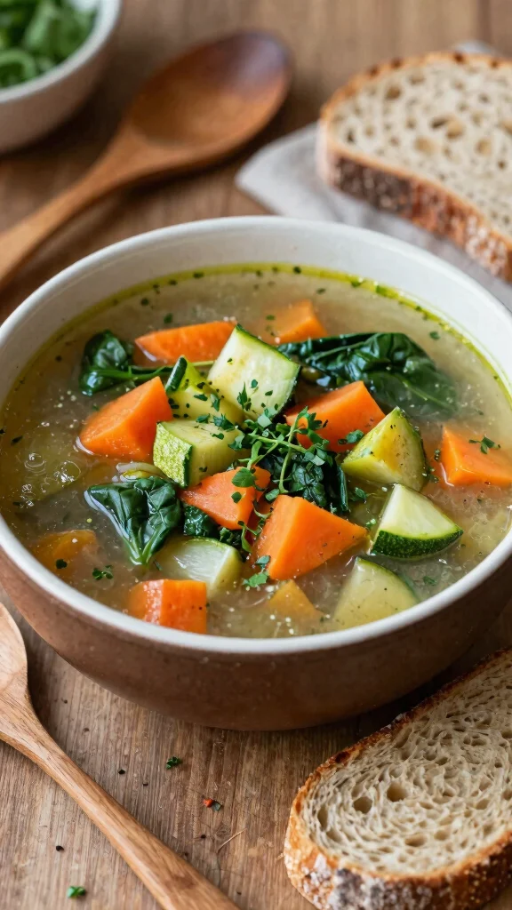 7-Day Diet for Diabetes Plan to Control Blood Sugar Naturally - Day 2: Hearty Vegetable Soup 1