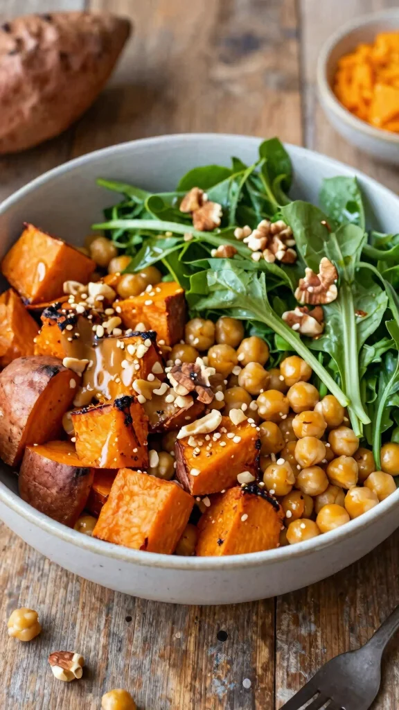 7-Day Diet for Diabetes Plan to Control Blood Sugar Naturally - Day 5: Sweet Potato and Chickpea Bowl 1