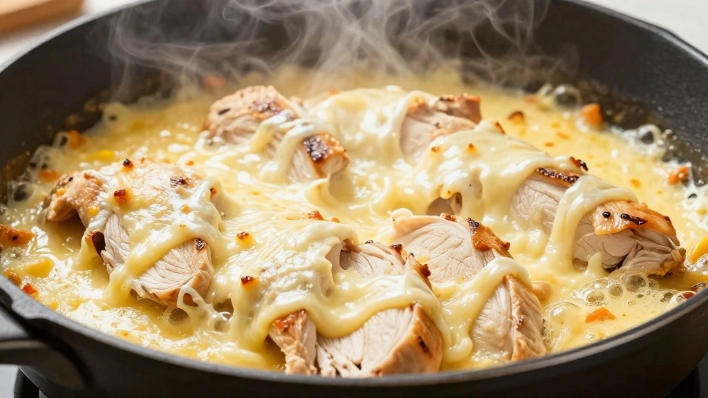 Cheesy Garlic Chicken Wraps: A Quick Low Carb Delight You’ll Love - Step 5: Melt the Cheese 1