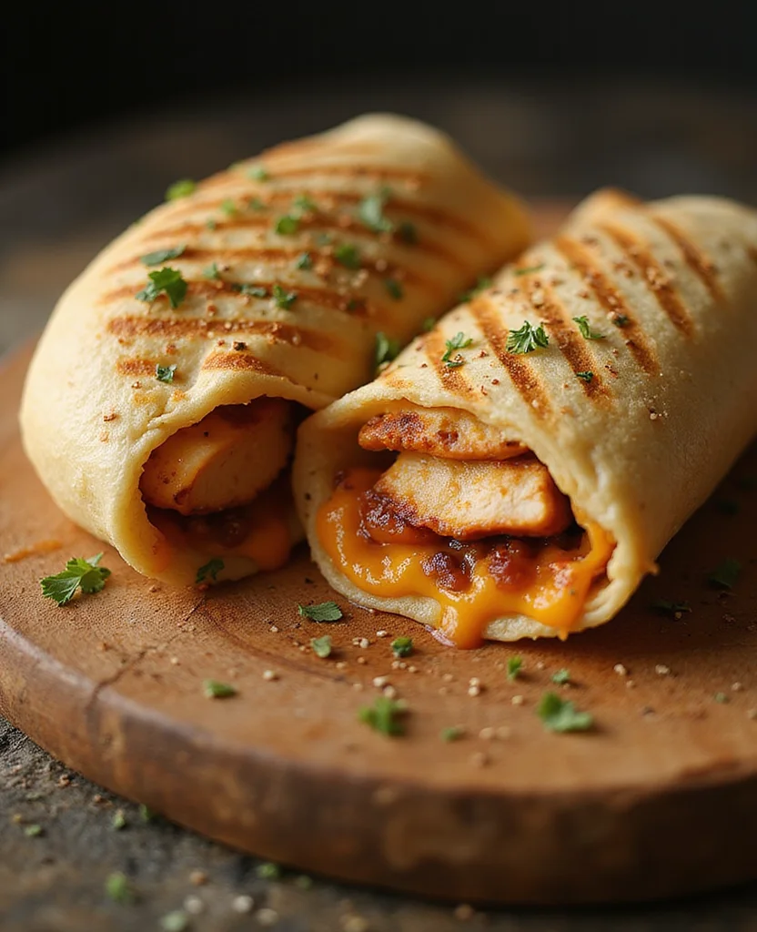 Cheesy Garlic Chicken Wraps: A Quick Low Carb Delight You’ll Love - Step 7: Assemble the Wraps 1
