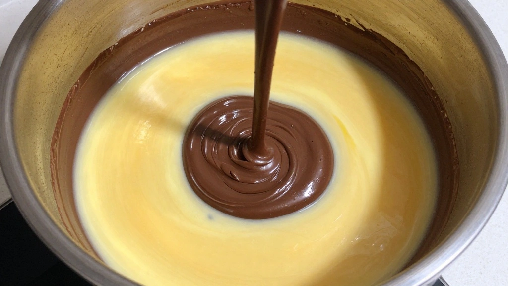 Decadent Low Carb Chocolate Mousse: A Diabetic's Dream Dessert - Step 5: Combine Chocolate and Yolks 1