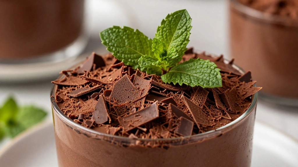 Festive Low Carb Chocolate Mousse: A Rich and Creamy Delight - Step 8: Garnish Before Serving 1
