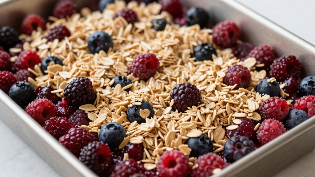 How to Make No-Sugar-Added Berry Crumble: Sweet and Satisfying - Step 4: Assemble the Crumble 1