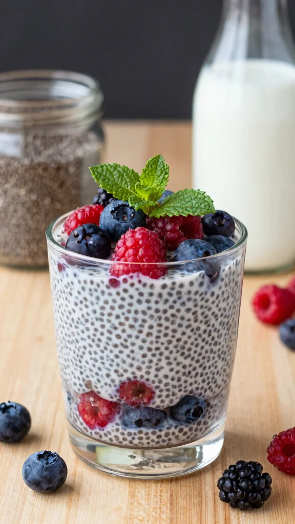 Indulge Without the Guilt: 12 Low-Calorie Desserts You’ll Love! - 2. Berry Chia Seed Pudding 1