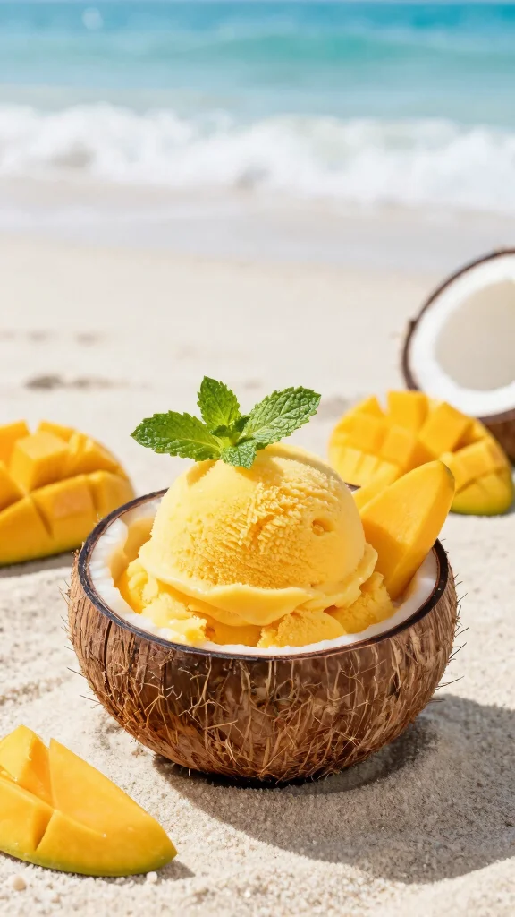 Indulge Without the Guilt: 12 Low-Calorie Desserts You’ll Love! - 3. Mini Mango Sorbet 1