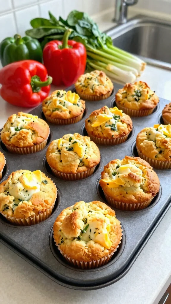 Transform Your Plate: 21 Delicious Diabetic Diet Recipes for Type 2 (Don't Miss #8!) - 11. Egg and Veggie Breakfast Muffins 1