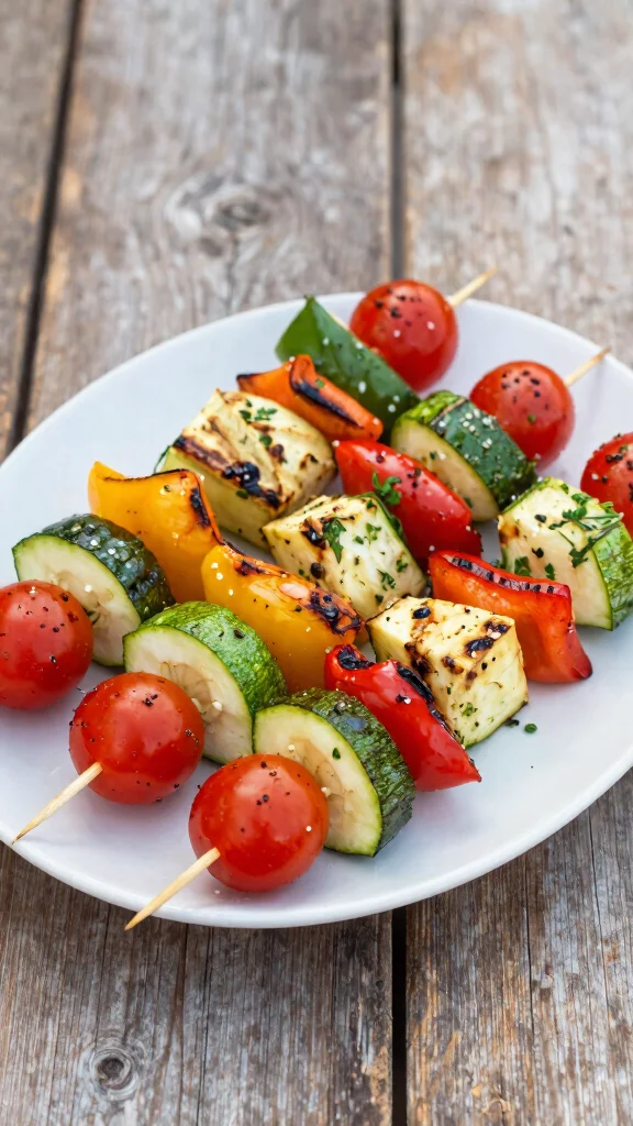 Transform Your Plate: 21 Delicious Diabetic Diet Recipes for Type 2 (Don't Miss #8!) - 13. Grilled Vegetable Skewers 1