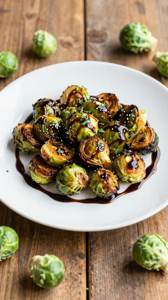 Transform Your Plate: 21 Delicious Diabetic Diet Recipes for Type 2 (Don't Miss #8!) - 18. Roasted Brussels Sprouts with Balsamic Glaze 1