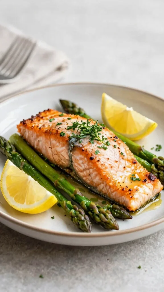 Transform Your Plate: 21 Delicious Diabetic Diet Recipes for Type 2 (Don't Miss #8!) - 6. Baked Salmon with Asparagus 1