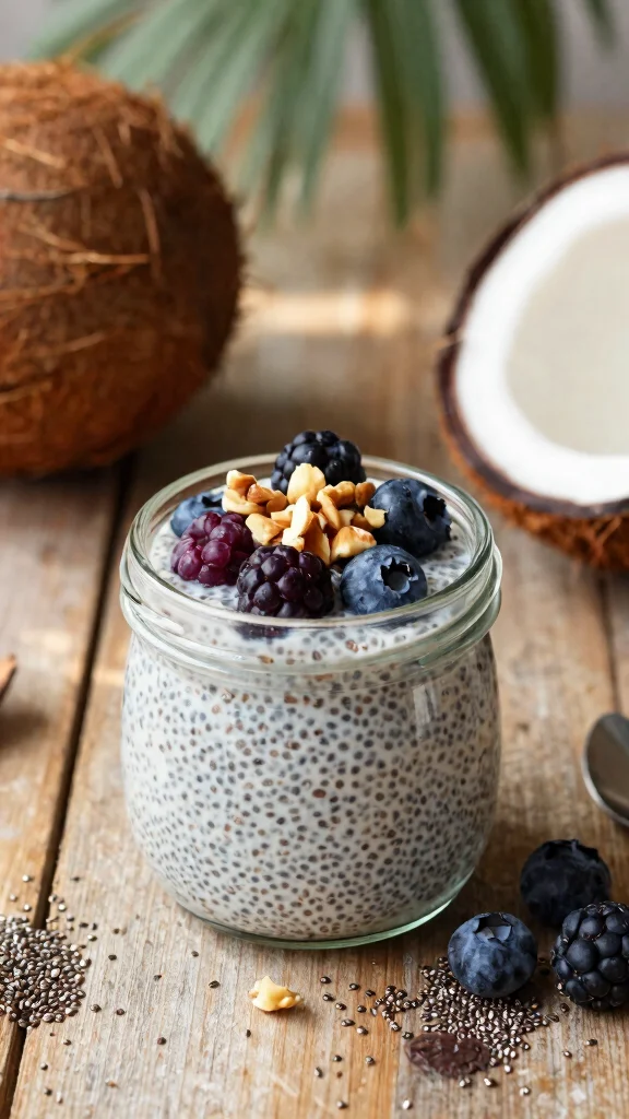 Transform Your Plate: 21 Delicious Diabetic Diet Recipes for Type 2 (Don't Miss #8!) - 9. Coconut Chia Seed Pudding 1