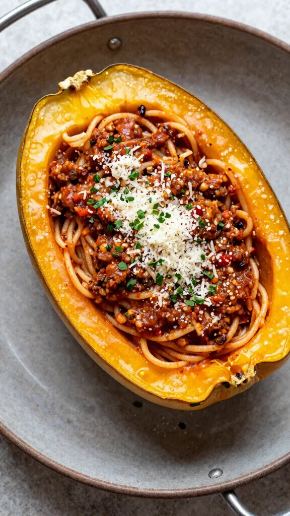Unlock the Secrets of Keto Cooking: 20 Diabetic-Friendly Meals! - 13. Spaghetti Squash Bolognese 1