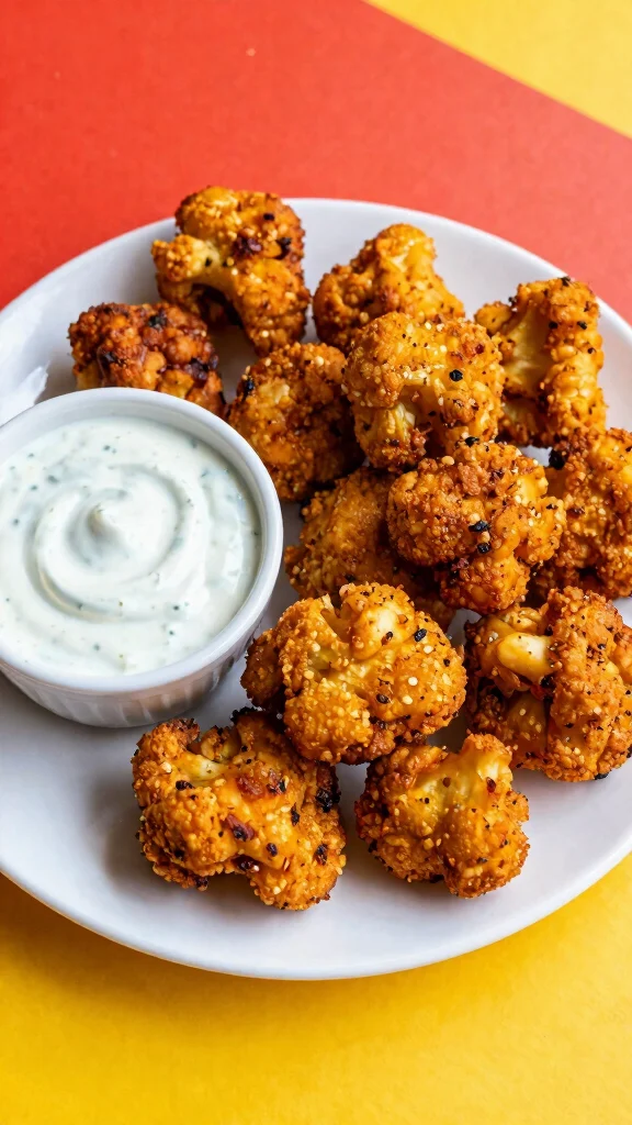 Unlock the Secrets of Keto Cooking: 20 Diabetic-Friendly Meals! - 14. Buffalo Cauliflower Bites 1