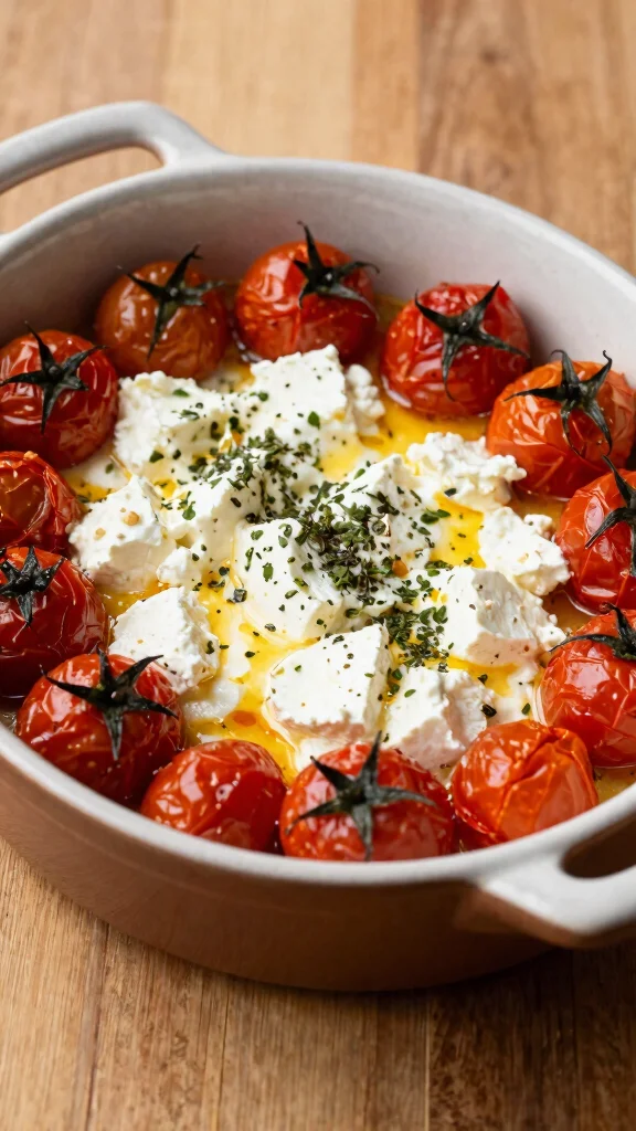 Unlock the Secrets of Keto Cooking: 20 Diabetic-Friendly Meals! - 18. Baked Feta and Tomatoes 1