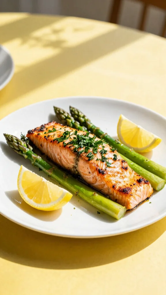 Unlock the Secrets of Keto Cooking: 20 Diabetic-Friendly Meals! - 6. Grilled Salmon with Asparagus 1