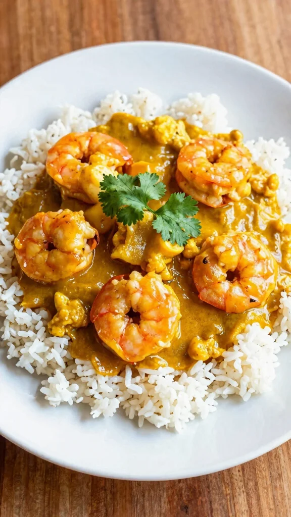 Unlock the Secrets of Keto Cooking: 20 Diabetic-Friendly Meals! - 9. Coconut Curry Shrimp 1