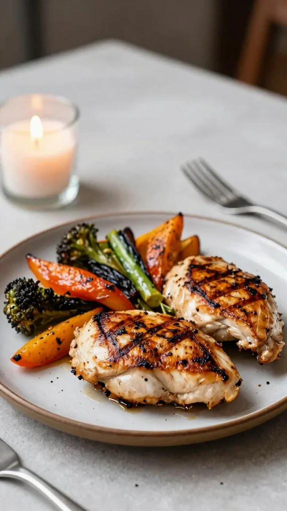 Unlock the Secrets to a Balanced Diabetes Diet with This 7-Day Plan! - Day 3: Grilled Chicken with Roasted Vegetables 1