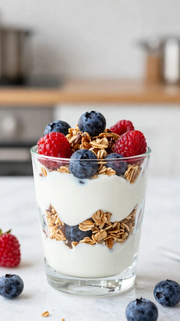 Unlock the Secrets to a Balanced Diabetes Diet with This 7-Day Plan! - Day 7: Greek Yogurt Parfait 1